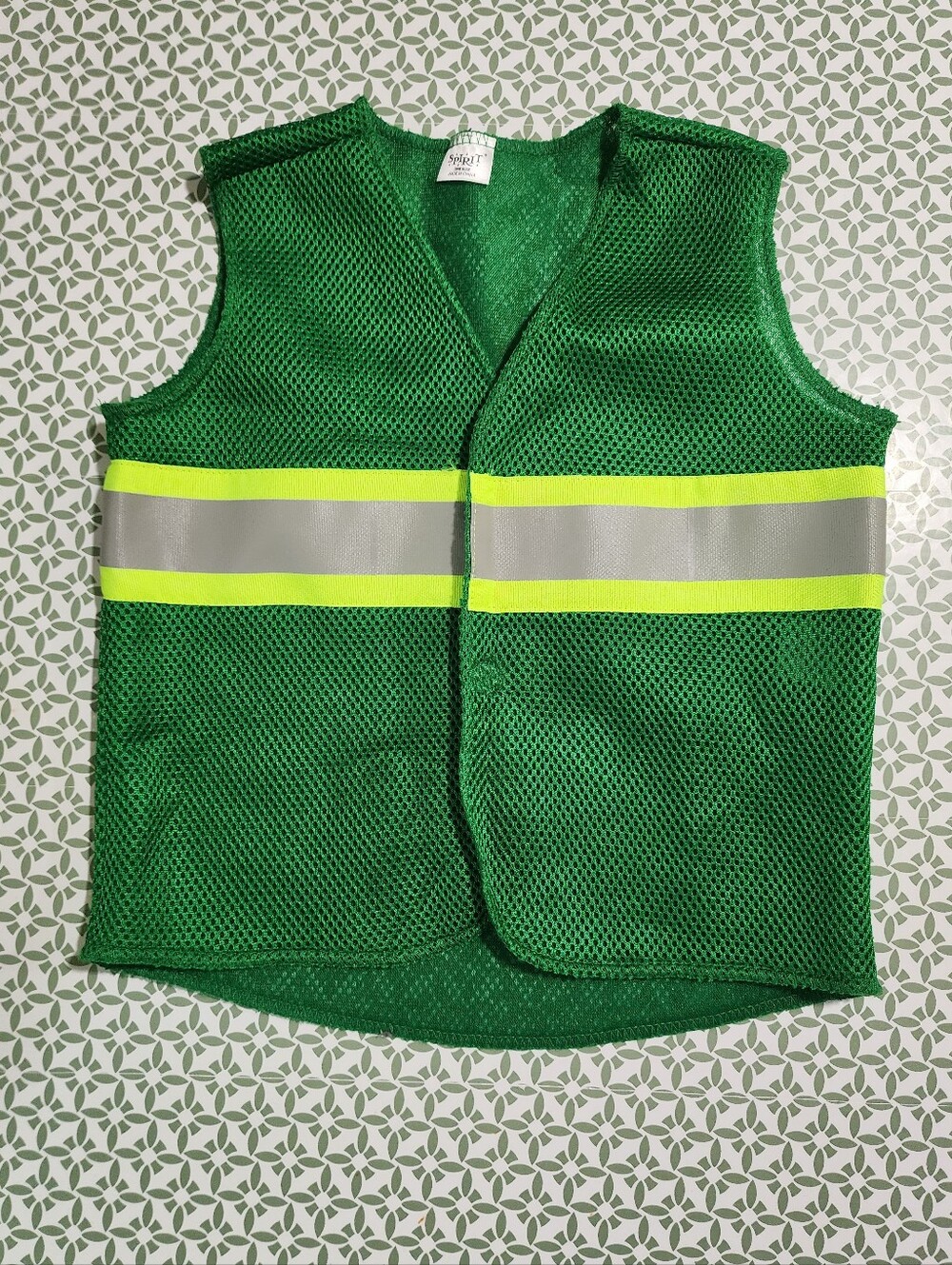 Kids Costume Green Safety Vest - Like New Condition